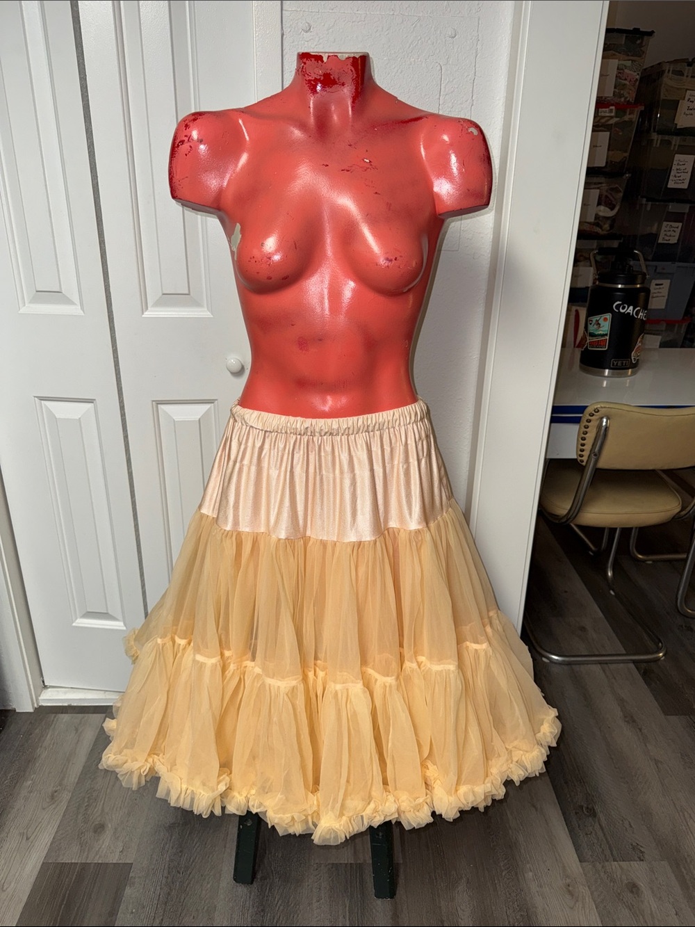 Vintage Banned Apparel tiered ruffle skirt